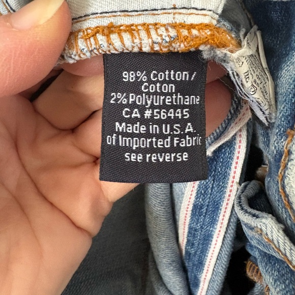 J Crew Toothpick Low Rise Light Wash Ankle Cropped Petite Jeans 26W - Picture 6 of 7